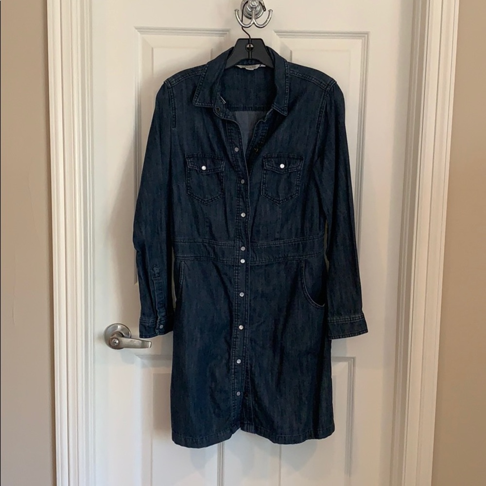 Boden Denim Dress. Size 8r